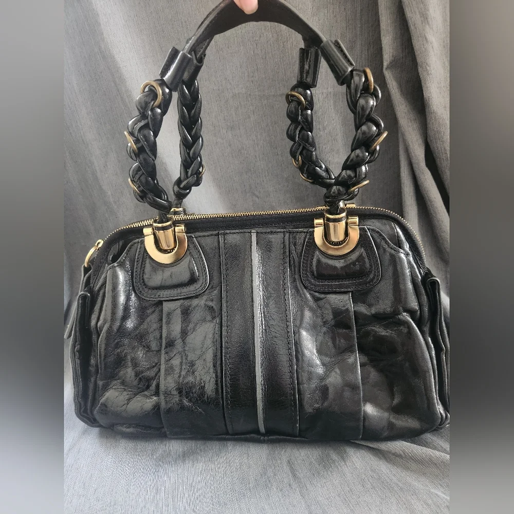 Chloé Heloise Vintage Satchel Handbag - Picture 2 of 12